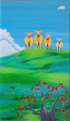 Les quatre moutons